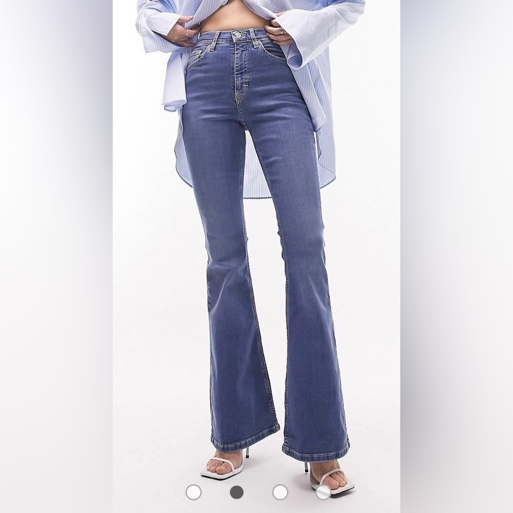 Topshop Jamie flare jean, sz w28 L28